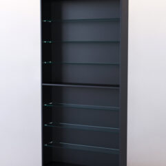 Стеллаж ШАЛОСТЬ №2-1-900 (задняя стенка ДВП), Черный