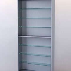 Стеллаж ШАЛОСТЬ №2-1-900 (задняя стенка ДВП), Серый