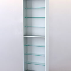 Стеллаж ШАЛОСТЬ №2-1-600 (задняя стенка ДВП), Белый