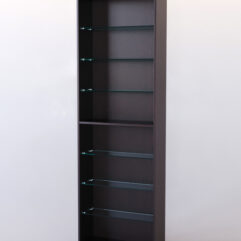 Стеллаж ШАЛОСТЬ №2-1-600 (задняя стенка ДВП), Дуб Венге + Дуб Сонома