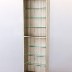 Стеллаж ШАЛОСТЬ №2-1-600 (задняя стенка ДВП), Дуб Сонома