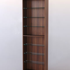 Стеллаж ШАЛОСТЬ №2-1-600 (задняя стенка ДВП), Орех