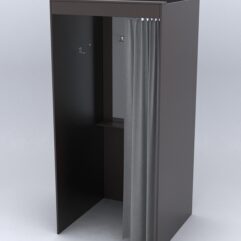 Примерочная из ДСП №1, Дуб Венге