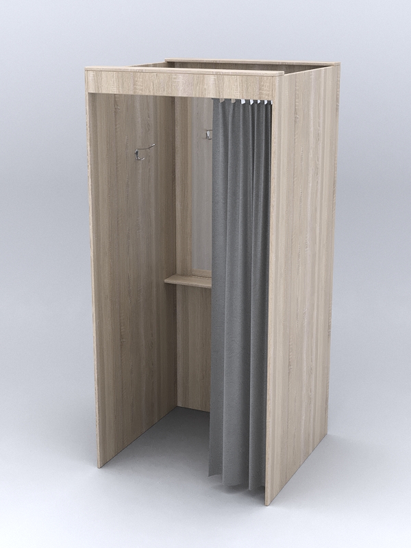 Примерочная из ДСП №1, Дуб Сонома