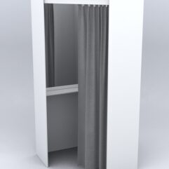 Примерочная из ДСП №2, Белый