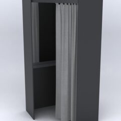 Примерочная из ДСП №2, Черный