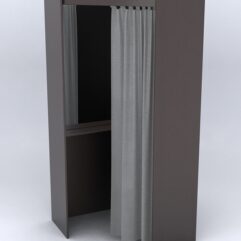 Примерочная из ДСП №2, Дуб Венге