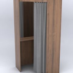 Примерочная из ДСП №2, Орех