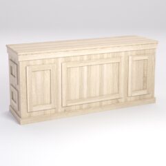 Стол для цветочного магазина БУКЕТ №6, столешница ДСП 25мм, Дуб Сонома