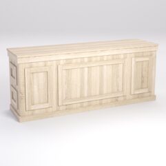 Стол для цветочного магазина БУКЕТ №7, столешница ДСП 25мм, Дуб Сонома