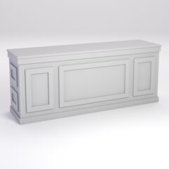 Стол для цветочного магазина БУКЕТ №7, столешница ДСП 25мм, Серый