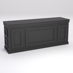 Стол для цветочного магазина БУКЕТ №7, столешница ДСП 25мм, Черный