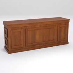 Стол для цветочного магазина БУКЕТ №7, столешница ДСП 25мм, Орех