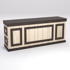 Стол для цветочного магазина БУКЕТ №7, столешница ДСП 25мм, Дуб Венге и Дуб Сонома