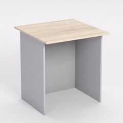 Стол приставной офисный С-01А, Дуб Сонома и Серый