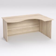 Стол эргономичный офисный СЭ-12А (правосторонний), Дуб Сонома