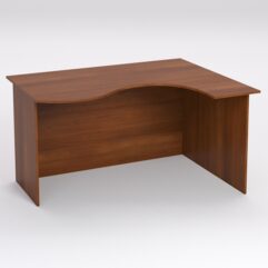 Стол эргономичный офисный СЭ-14А (правосторонний), Орех