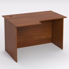 Стол эргономичный офисный СЭ-15А (левосторонний), Орех