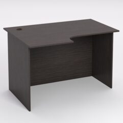 Стол эргономичный офисный СЭ-15А (левосторонний), Дуб Венге