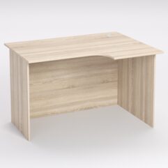 Стол эргономичный офисный СЭ-16А (правосторонний), Дуб Сонома
