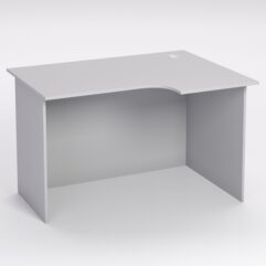 Стол эргономичный офисный СЭ-16А (правосторонний), Серый