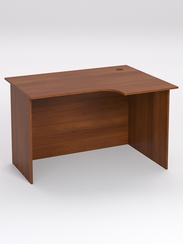 Стол эргономичный офисный СЭ-16А (правосторонний), Орех