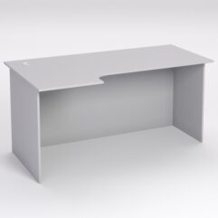 Стол эргономичный офисный СЭ-17А (левосторонний), Серый