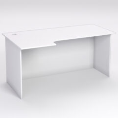 Стол эргономичный офисный СЭ-17А (левосторонний), Белый