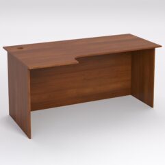 Стол эргономичный офисный СЭ-17А (левосторонний), Орех