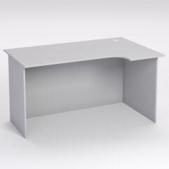 Стол эргономичный офисный СЭ-20А (правосторонний), Серый