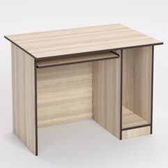 Стол для компьютера СК-32А, Дуб Сонома, кромка Дуб Венге