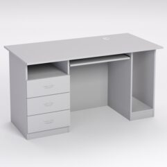 Стол для компьютера СК-33А (Левосторонний), Серый