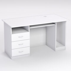 Стол для компьютера СК-33А (Левосторонний), Белый
