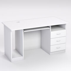 Стол для компьютера СК-34А (Правосторонний), Белый