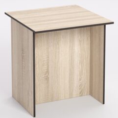 Стол журнальный СС-41А, Дуб Сонома, кромка Дуб Венге