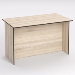 Стол для совещаний СС-42А, Дуб Сонома, кромка Дуб Венге