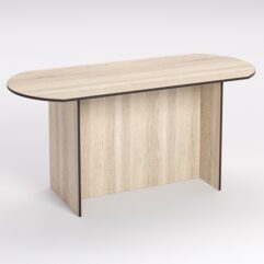 Стол для совещаний СС-46А, Дуб Сонома, кромка Дуб Венге