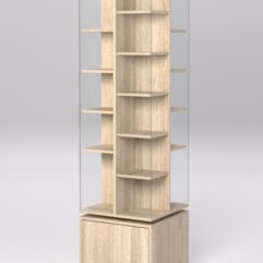 Стеллаж КАНЦЕЛЯРСКИЙ №4, Дуб Сонома