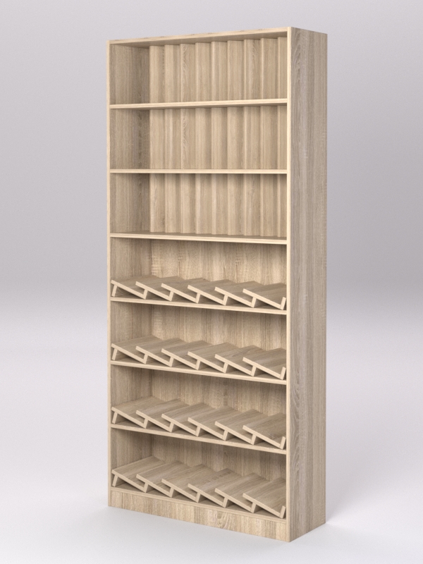 Стеллаж КАНЦЕЛЯРСКИЙ №5, Дуб Сонома