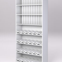 Стеллаж КАНЦЕЛЯРСКИЙ №5, Белый