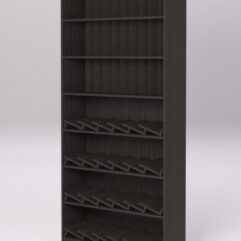 Стеллаж КАНЦЕЛЯРСКИЙ №5, Дуб Венге