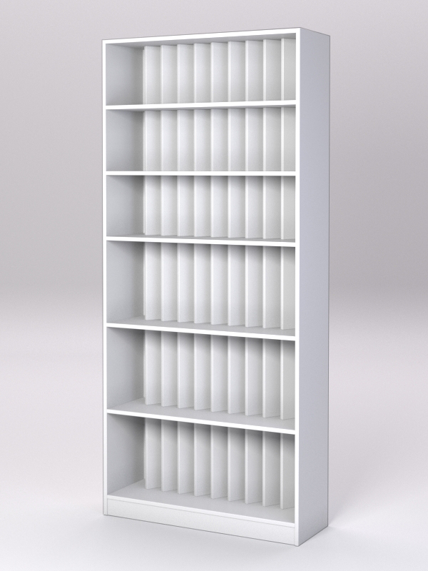 Стеллаж КАНЦЕЛЯРСКИЙ №6, Белый