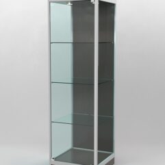 Витрина ПРОФИЛЬ ПОДИУМ №3-500-1 (задняя стенка - ДВП), Дуб Венге