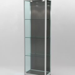 Витрина ПРОФИЛЬ ПОДИУМ №3-300-1 (задняя стенка - ДВП), Дуб Венге