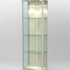 Витрина ПРОФИЛЬ ПОДИУМ №3-300-1 (задняя стенка - ДВП), Дуб Сонома