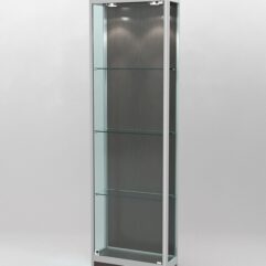 Витрина ПРОФИЛЬ ПОДИУМ №3-200-1 (задняя стенка - ДВП), Дуб Венге