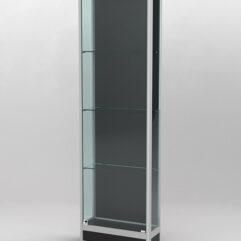 Витрина ПРОФИЛЬ ПОДИУМ №4-200-1 (задняя стенка - ДВП), Черный