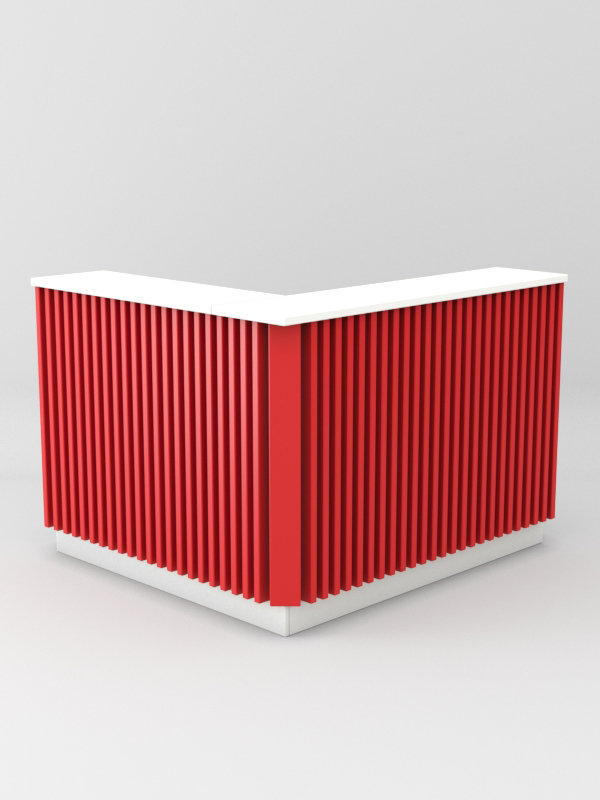 Ресепшн Кофешоп №1, Белый + красный