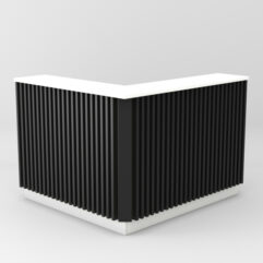 Ресепшн Кофешоп №1, Белый+Черный