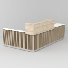 Ресепшн Кофешоп №2, Белый + Дуб Сонома